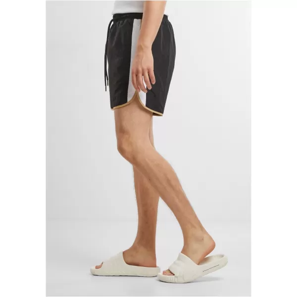  Moške kopalne hlače URBAN CLASSICS TB7348 ČRNA 