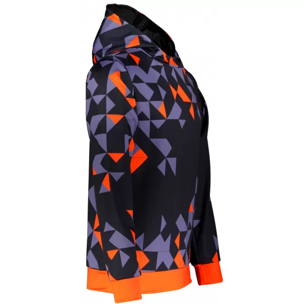  Moški vrhunski funkcionalni pulover ALTISPORT VOJ/ALM108MI01 ČRNO-ORANŽNA 