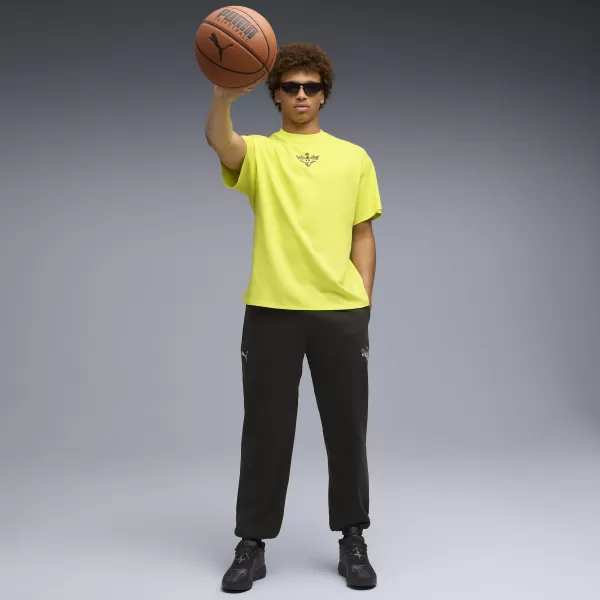  Moška majica s kratkimi rokavi PUMA MELO ALWAYZ ON 1 TEE 63075504 LIMONIN SHERBERT 