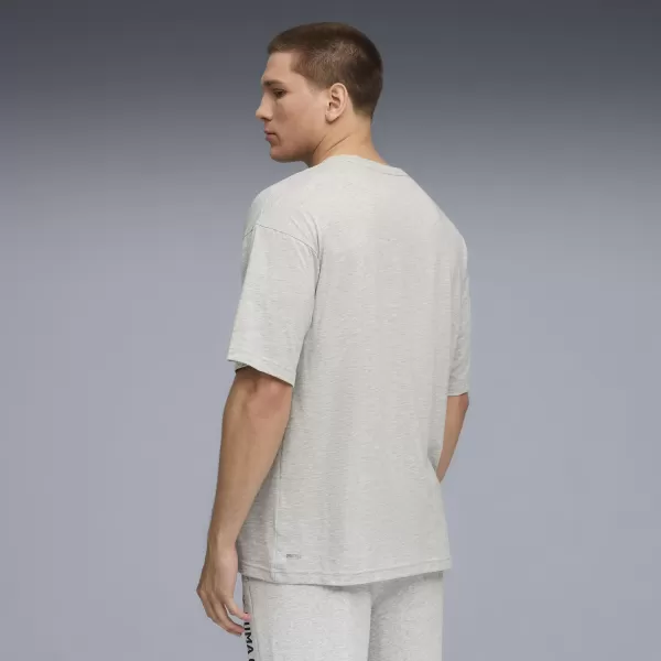  Moška majica s kratkimi rokavi PUMA M GRAPHIC OVERSIZE TEE 52762604 SVETLO SIVO VRESJE 