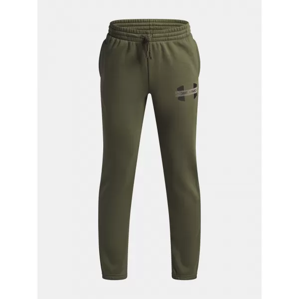  Fantovske trenirke UNDER ARMOUR UA RIVAL FLC CBLCK GRPHC JGR 6004995-390 ZELENA 