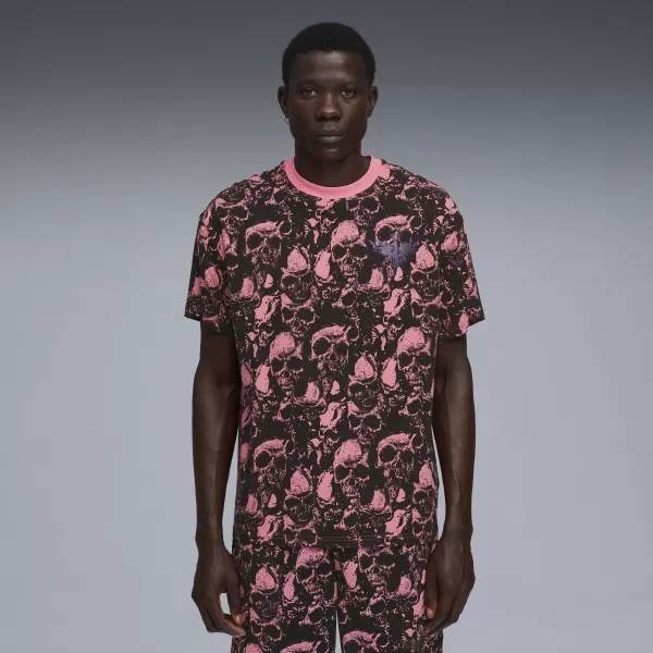  Srajca PUMA WORLD TOUR-NAMENT AOP TEE 63235601 SONCE UDARI/AOP 