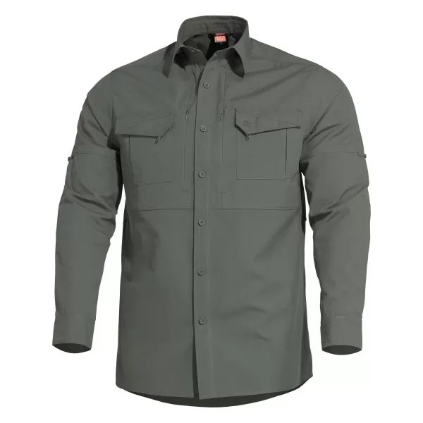  Majica s kratkimi rokavi PENTAGON PLATO SHIRT K02019 KAMUFLAŽNO ZELENA 