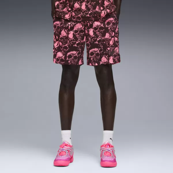  Kratke hlače PUMA MELO WORLD TOUR AOP 7" SHORT 63242901 SONCE UDARI/AOP 