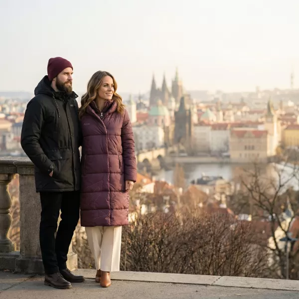  Ženski plašč KIXMI VENECIA VIJOLIČNA 