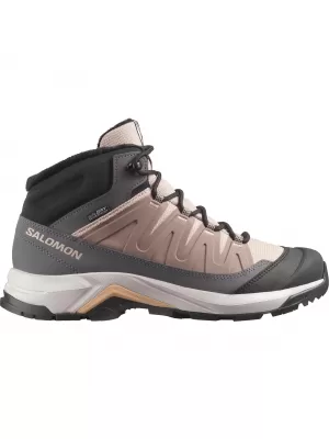Ženski čevlji SALOMON X-ADVENTURE COLDRUSH WATERPROOF W ETHEREA/ŽELEZNA/MAHAGONI VRTNICA