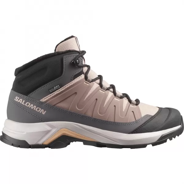  Ženski čevlji SALOMON X-ADVENTURE COLDRUSH WATERPROOF W ETHEREA/ŽELEZNA/MAHAGONI VRTNICA 