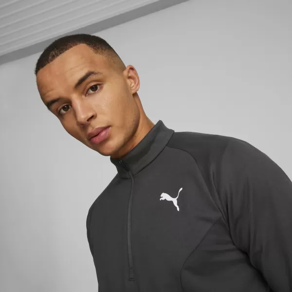  Moška jopica PUMA RUN CLOUDSPUN KNIT 1/2 ZIP 52327201 PUMA ČRNA 