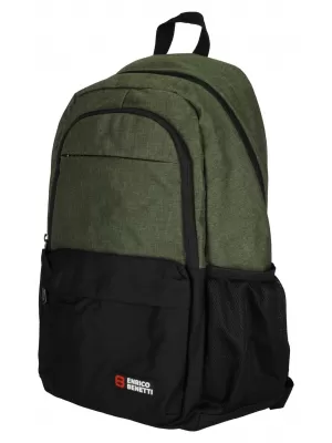 Nahrbtnik ENRICO BENETTI HAMBURG NOTEBOOK BACKPACK 23 L OLIVNO