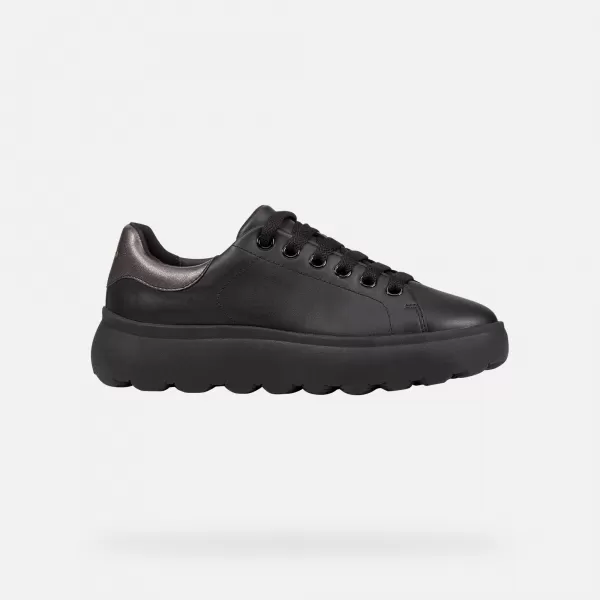  Ženske superge GEOX SPHERICA EC4.1 G000584 ČRNA 