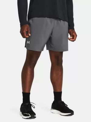 Moške kratke hlače UNDER ARMOUR UA LAUNCH 7'' SHORTS 1382620-025 SIVA