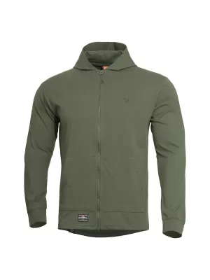 Pulover PENTAGON AGIS RING SPUN SWEATER K08043 KAMUFLAŽNO ZELENA