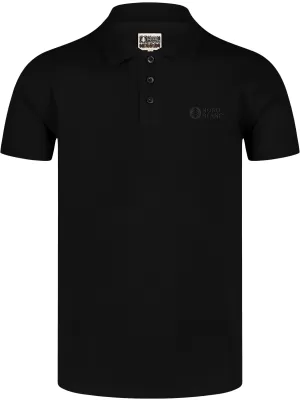 Moška T -majica z ovratnikom NORDBLANC ETERNITY NBSMT8166 ČRN