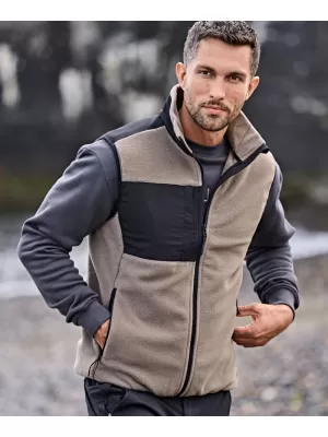 Moški telovnik TEE JAYS | TJ 9122 GLOBOKO ZELENA/ČRNA