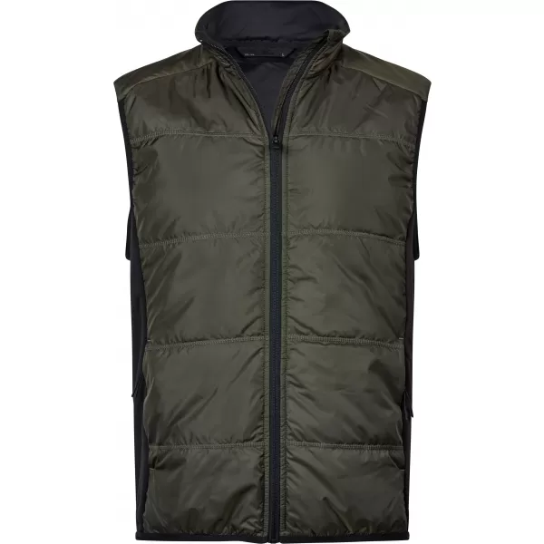  Moški telovnik TEE JAYS | TJ 9114 GLOBOKO ZELENA/ČRNA 