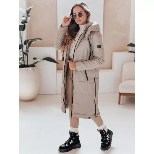  Ženski plašč DSTREET TY5026 BEŽ 