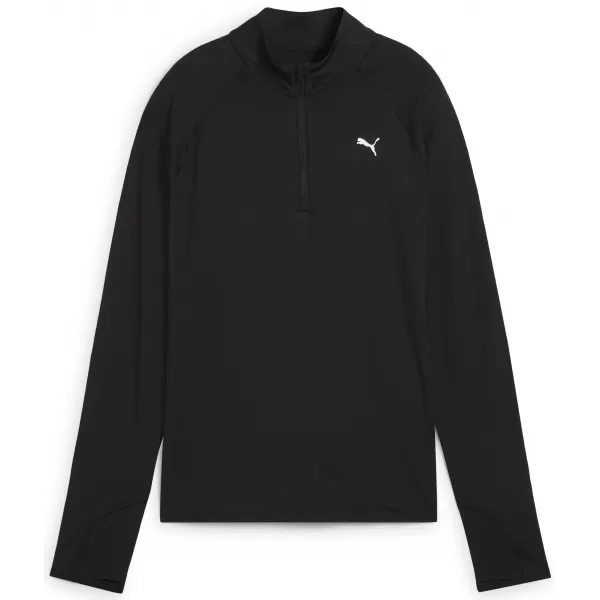  Srajca PUMA W RUN VELOCITY CLOUDSPUN 1/4 ZIP 52665001 PUMA ČRNA 