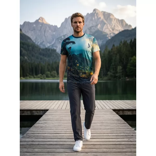  Moška vrhunska majica za prosti čas ALTISPORT VOJ/ALM116TR06 NEVIHTA 