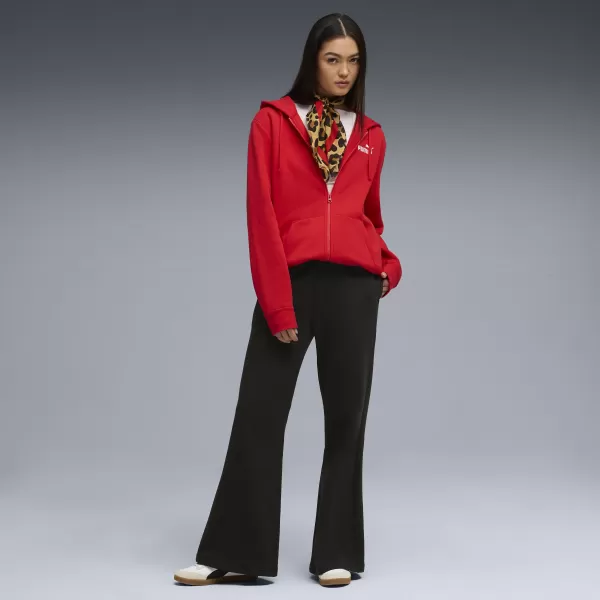  Dame PUMA HER COMFORT HIGH-WAIST STRAIGHT PANTS FL OP 63301001 PUMA ČRNA 