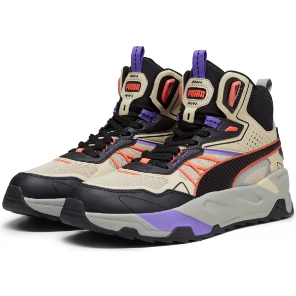  Škornji PUMA TRINITY MID HYBRID 39232703 GRANOLA/ČRNA/OGNJENA KORALA 