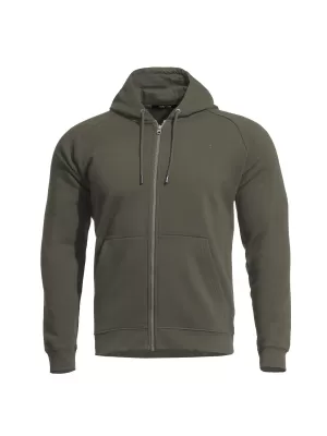 Pulover PENTAGON GRIFFIN HOOD SWEATER K09039 RJAVO SIVA