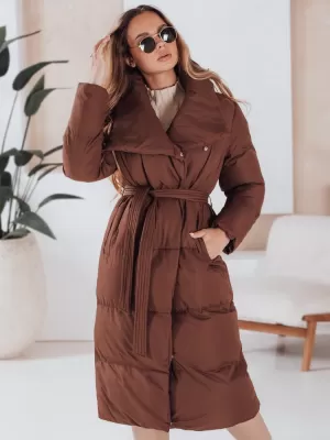 Plašč DSTREET TY4962 RJAVA