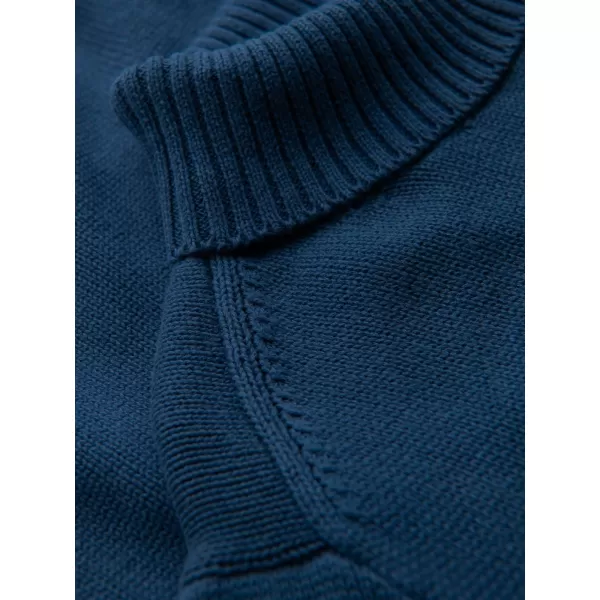  Moški pulover OMBRE OM-SWTN-0163 TEMNO MODRA 