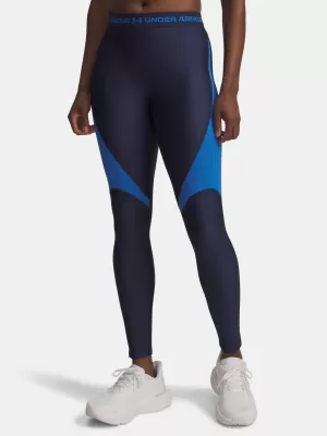 Ženske pajkice UNDER ARMOUR UA HG RIB LEGGING 6003983-403 MODRA