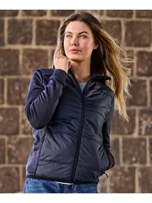 Ženska jakna TEE JAYS | TJ 9113 GLOBOKO ZELENA/ČRNA