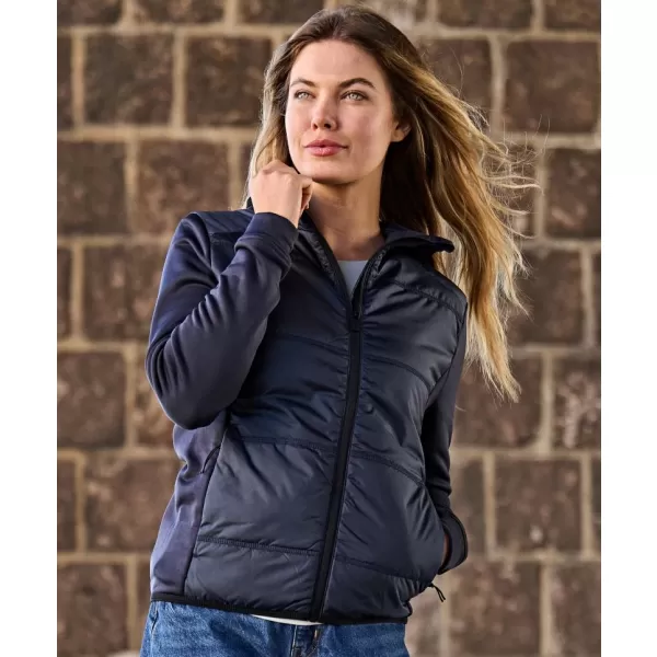  Ženska jakna TEE JAYS | TJ 9113 GLOBOKO ZELENA/ČRNA 