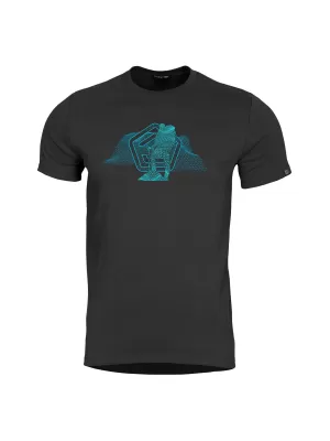 Majica s kratkimi rokavi PENTAGON WIREFRAME T-SHIRT K09056 ČRNA