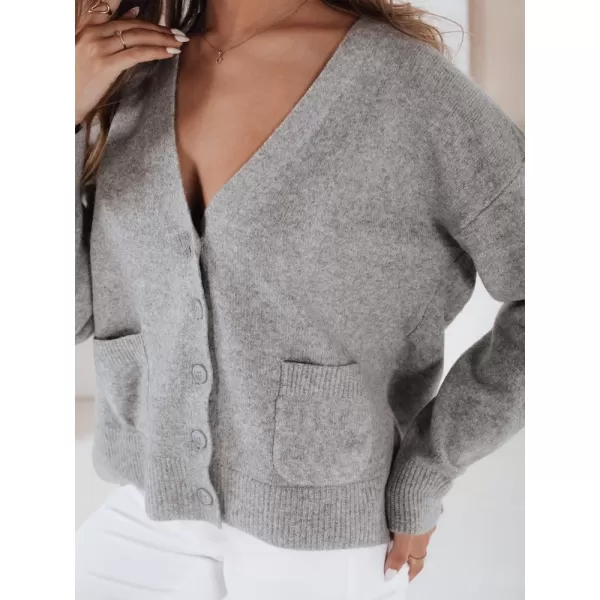  Dame Cardigan DSTREET MY2509 TEMNO SIVA 
