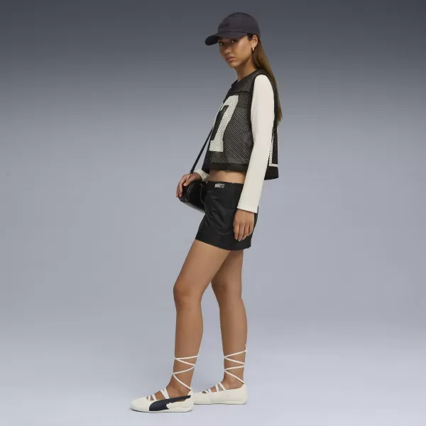  Tank Top PUMA X ROSÉ RELAXED MESH TOP 63380401 PUMA ČRNA 