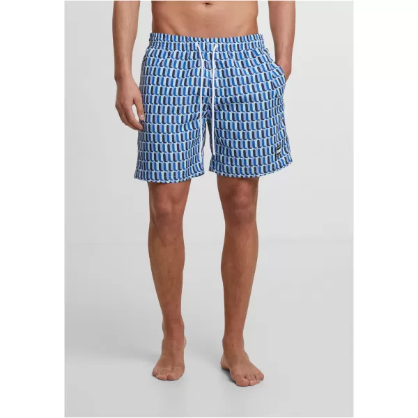  Kopalke URBAN CLASSICS TB2679 MODRI RETRO VZOREC 