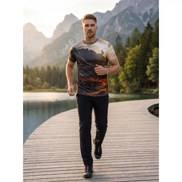  Moška vrhunska majica za prosti čas ALTISPORT VOJ/ALM116TR06 SKALE 