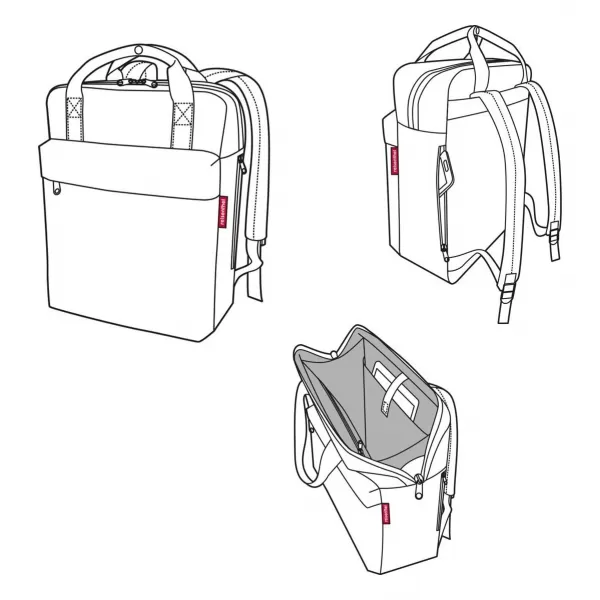  Nahrbtnik REISENTHEL ALLDAY BACKPACK M TWIST BERRY 