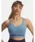 Ženski nedrček UNDER ARMOUR VANISH SEAMLESS LOW BRA 1384417-418 MODRA