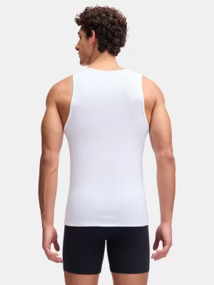 Moški brezrokavnik UNDER ARMOUR M UA PERF COTTON TANK-2PK 6007622-100 BELA