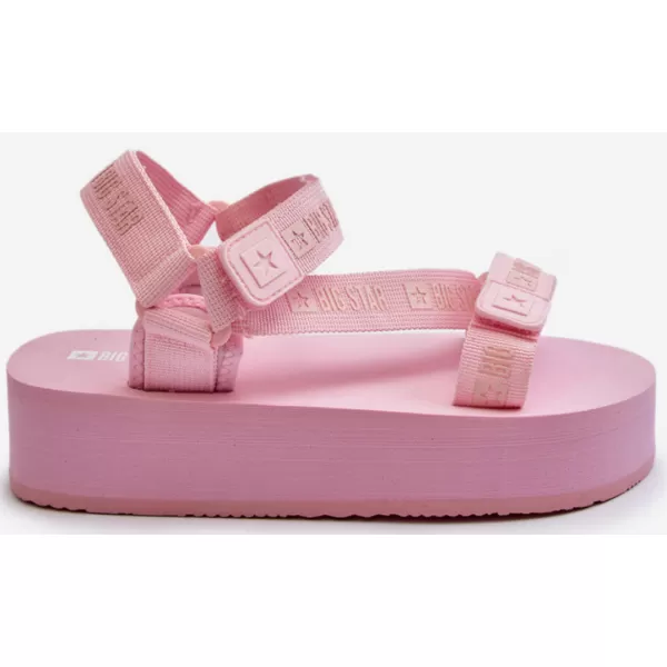  Ženski sandali s platformo BIG STAR NN274A041 PINK Big Star Shoes 