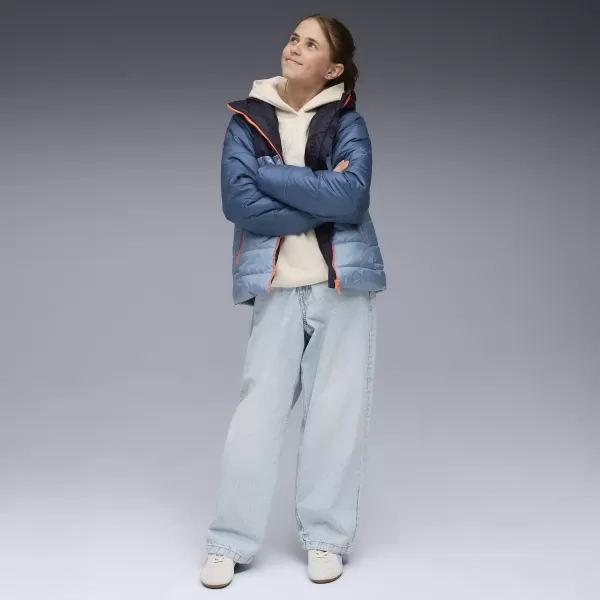  Jakna PUMA ESS HOODED PADDED JACKET 68522634 KUL MODRA 