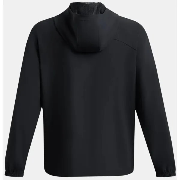  Moški pulover UNDER ARMOUR UA VIBE WOVEN WINDBREAKER 1386555-001 ČRNA 