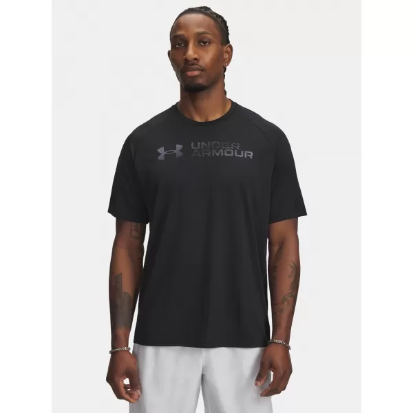  Moška majica s kratkimi rokavi UNDER ARMOUR UA TECH REFLECTIVE SS 6005116-001 ČRNA 