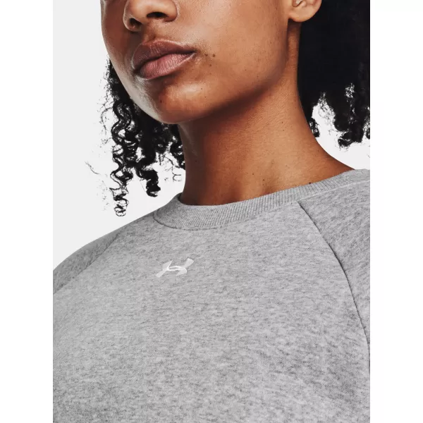  Ženski pulover UNDER ARMOUR UA RIVAL FLEECE CREW 1379508-012 SIVA 