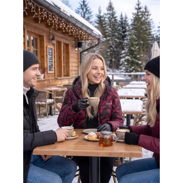  Ženska jakna KIXMI VERONICA ČRNA/BORDO 