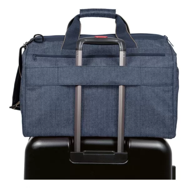  Torba REISENTHEL ALLROUNDER L POCKET TEMNO MODRA RIBJA KOST 