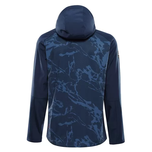  Moška softshell jakna ALPINE PRO HOOR TEMNO MODRA 