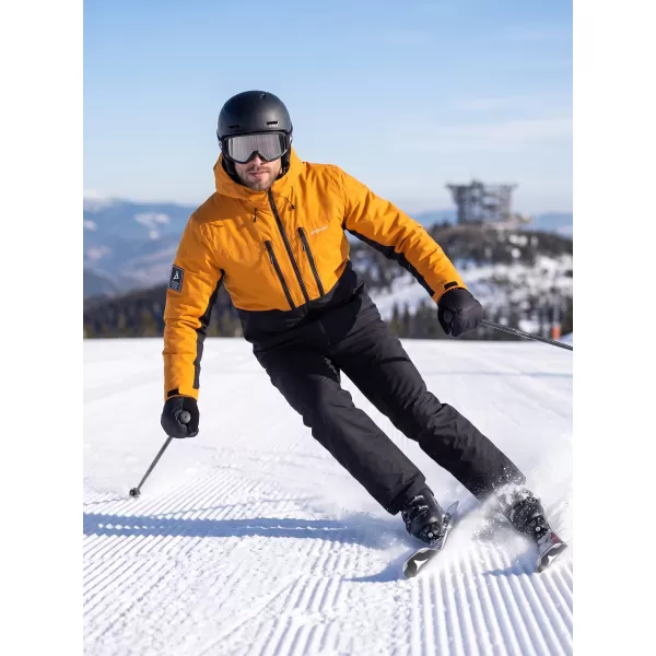  Moška zimska jakna ALTISPORT GALLANT GORČICA 