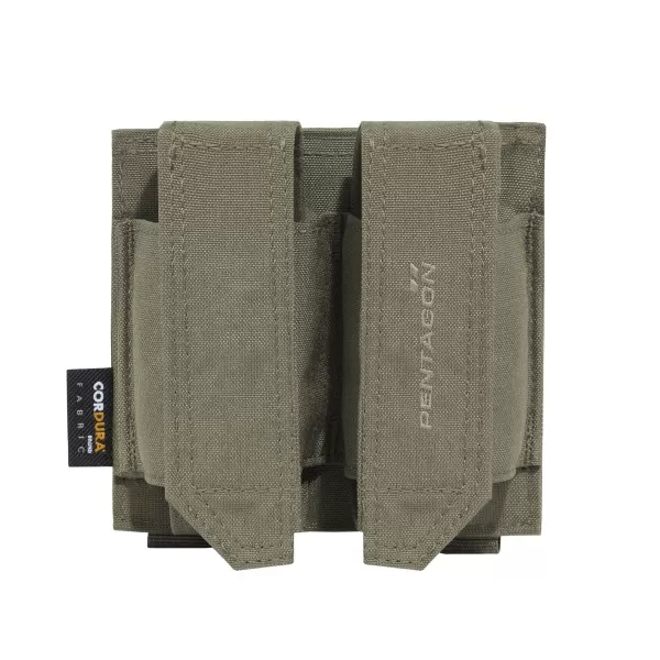  Ohišje PENTAGON DOUBLE FB POUCH K17093 RJAVO SIVA 