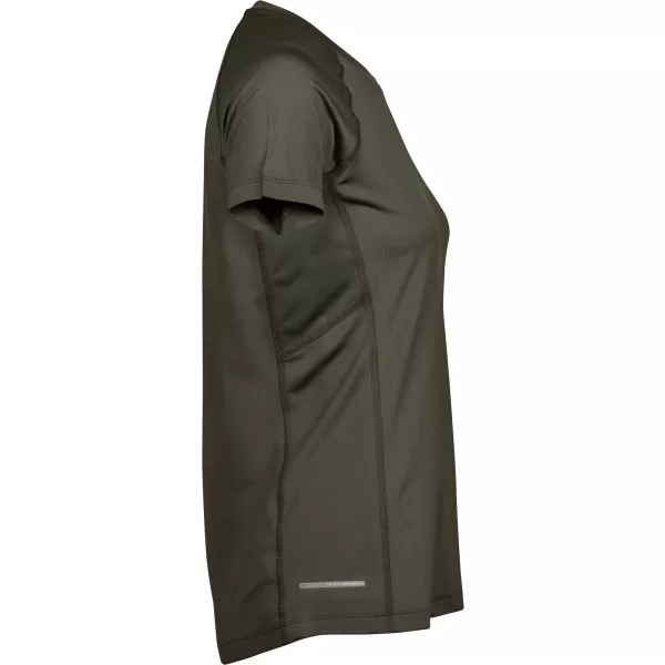  Ženska majica s kratkimi rokavi TEE JAYS | TJ 7021 GLOBOKO ZELENA 