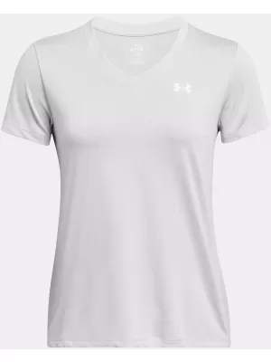 Ženska majica s kratkimi rokavi UNDER ARMOUR TECH SSV- TWIST 1384227-014 SIVA